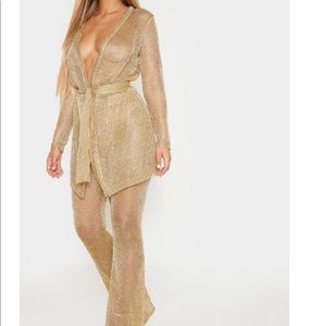 Gold Metallic Outfit